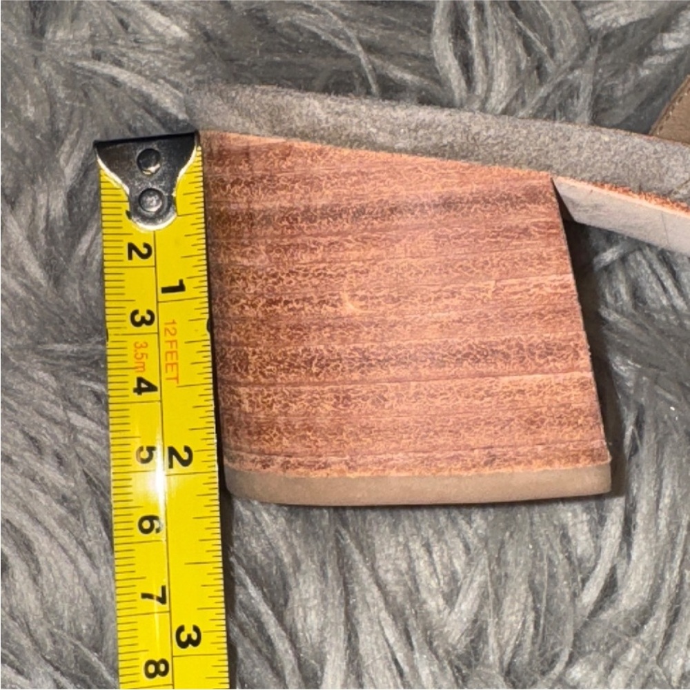 RARE Huma Blanco Pointed Toe Mule Block Heel Bone Grey Size 39 EU - Picture 9 of 10